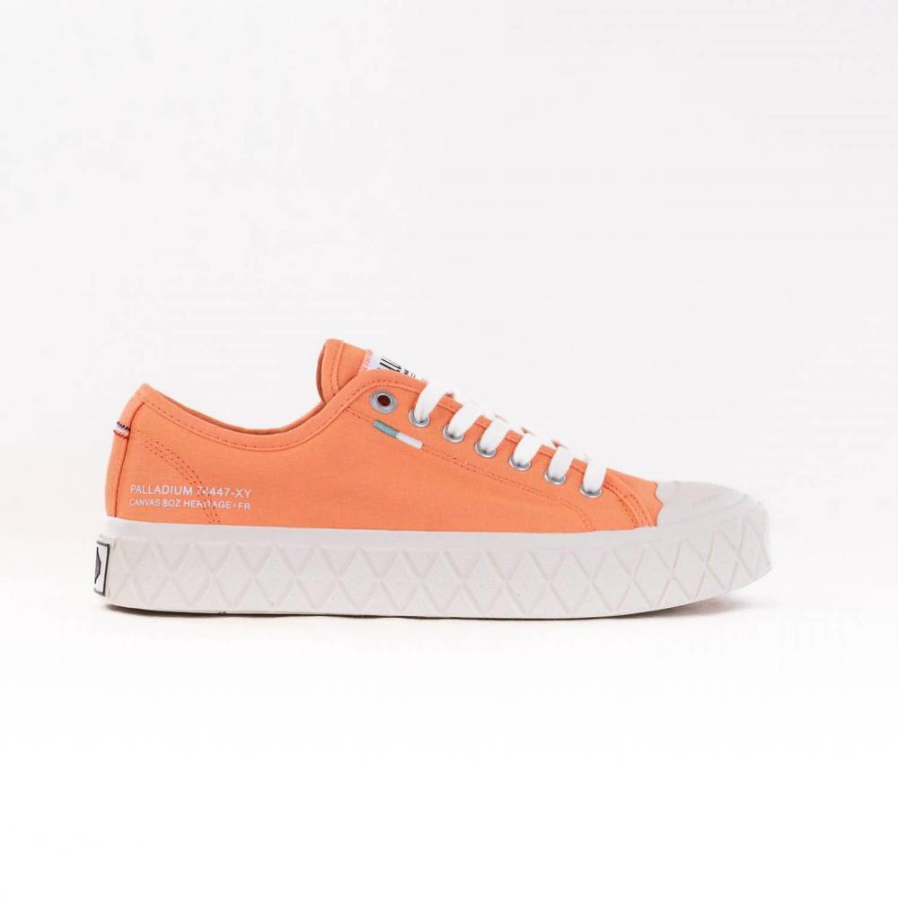 NEW PALLADIUM women's palla ace cvs organic sneakers in sunstone orange